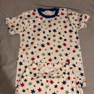 Hanna Andersson size Medium adult shirt and short